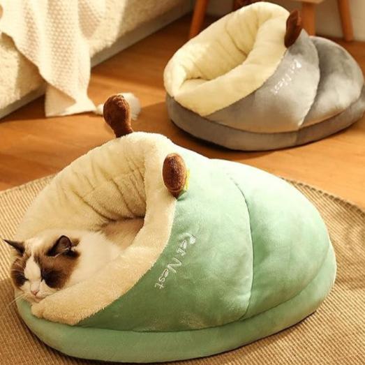 lit pour chat - pantoufle