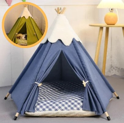 Maison pour chat en forme de tipi